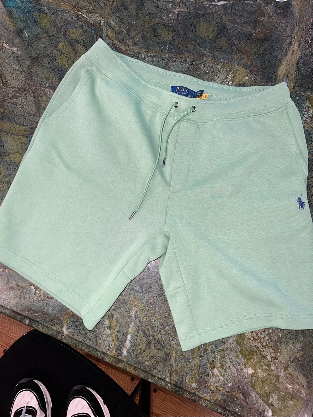 Polo by Ralph Lauren Men's Light Sage Drawstring Shorts
